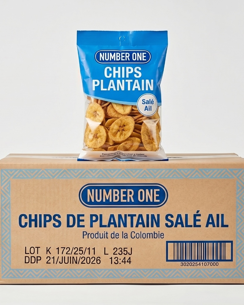 Number One chips plantain salée