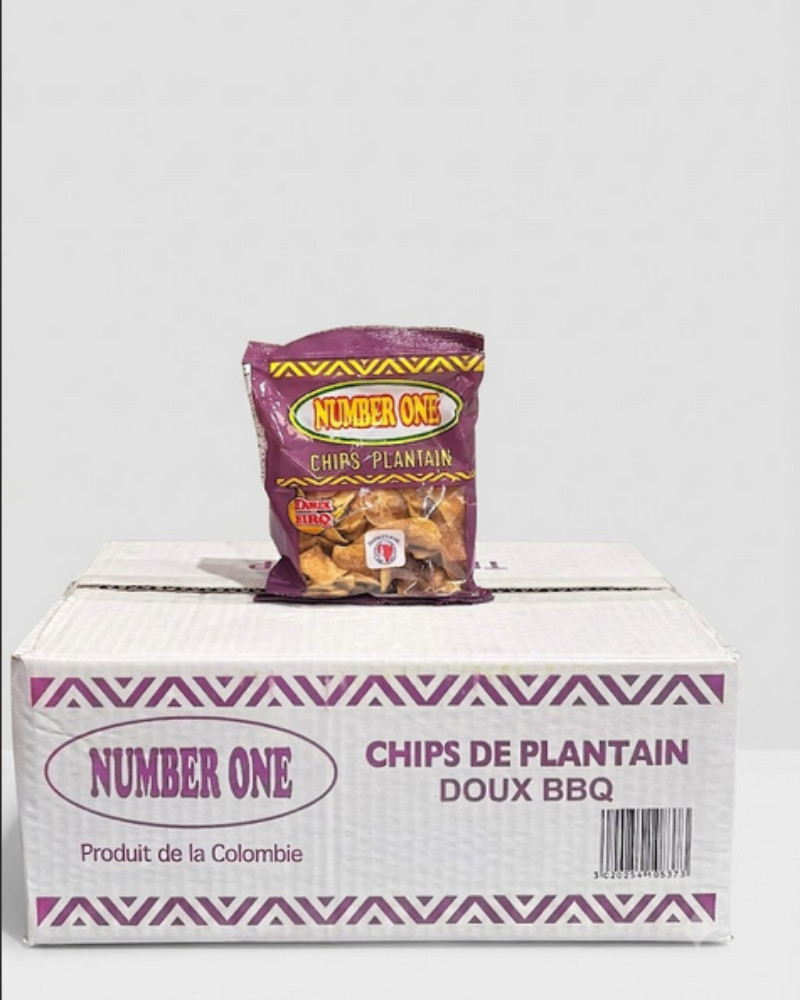 Number One chips plantain BBQ