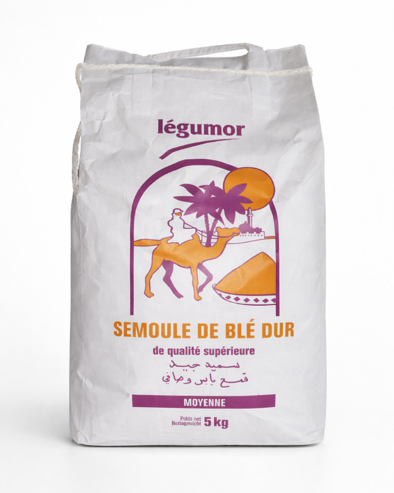 Semoule de blé dur moyenne 5kg