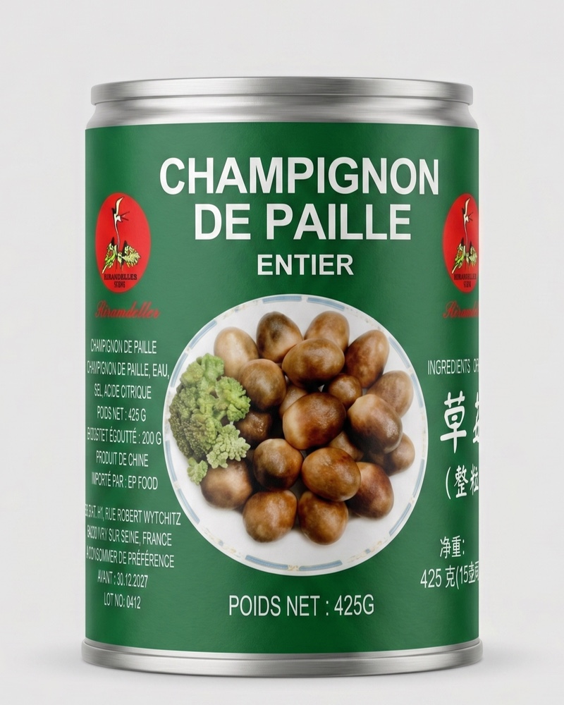 Champignons paille 425g