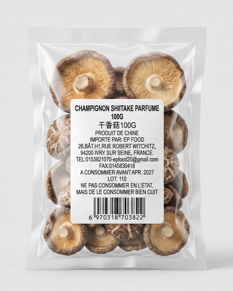 Champignons parfumés 100g