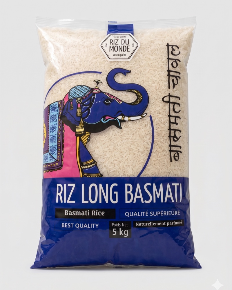 Riz long basmati 5kg