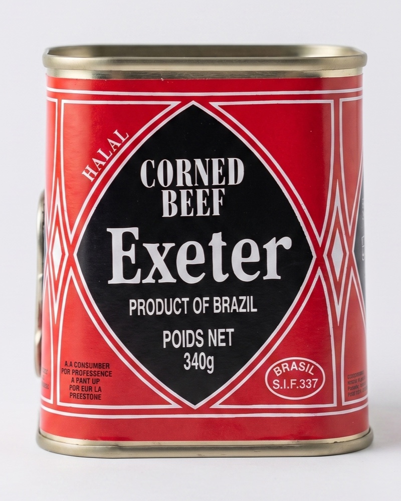 Exeter corned bœuf halal