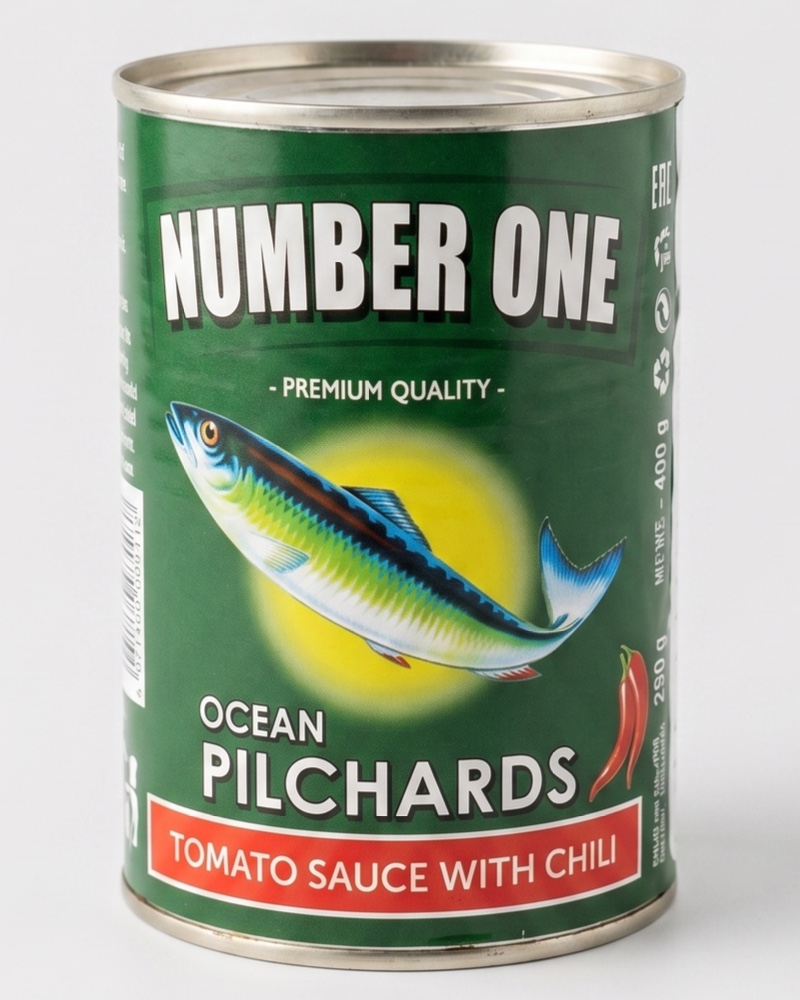 Number One pilchards sauce tomate pimentée