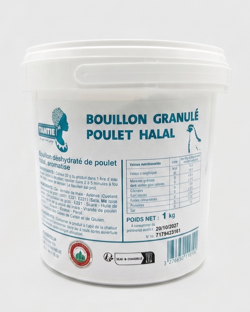 Bouillon poulet halal 1kg
