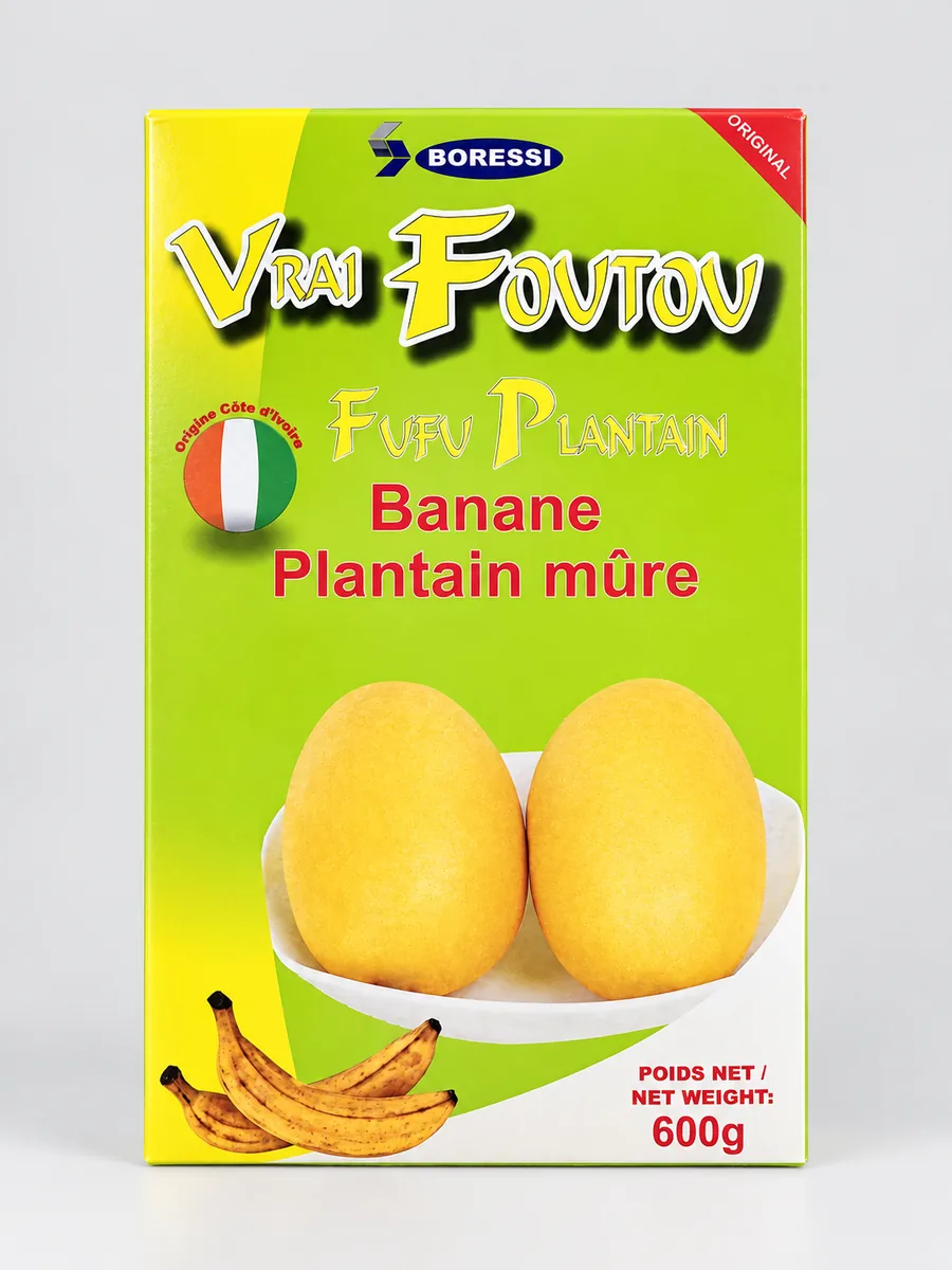 Foutou banane plantain mûre Boressi 600g