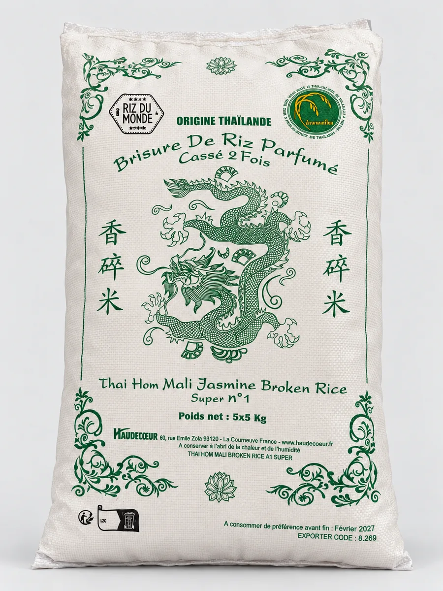 Brisure de riz parfumé cassé 2 fois 5kg