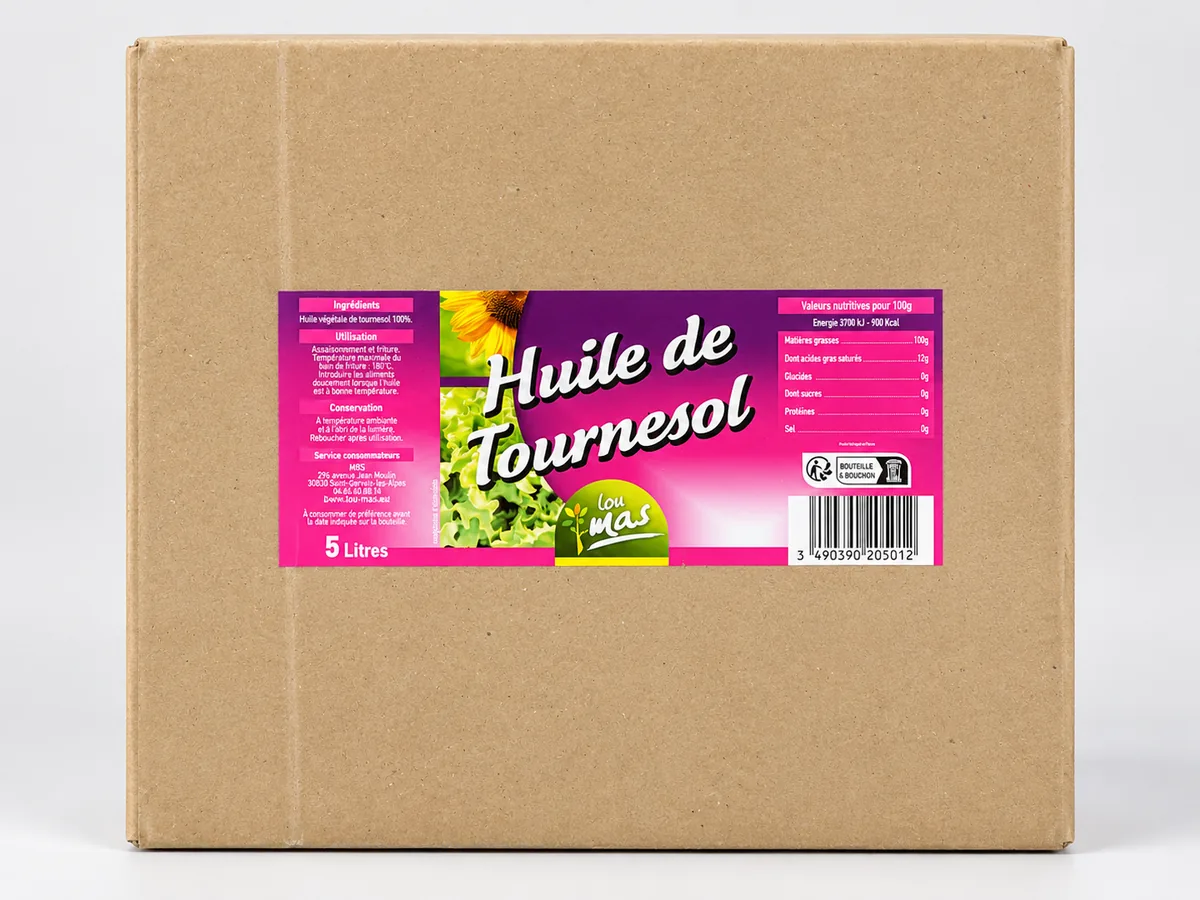 Huile de tournesol 5L