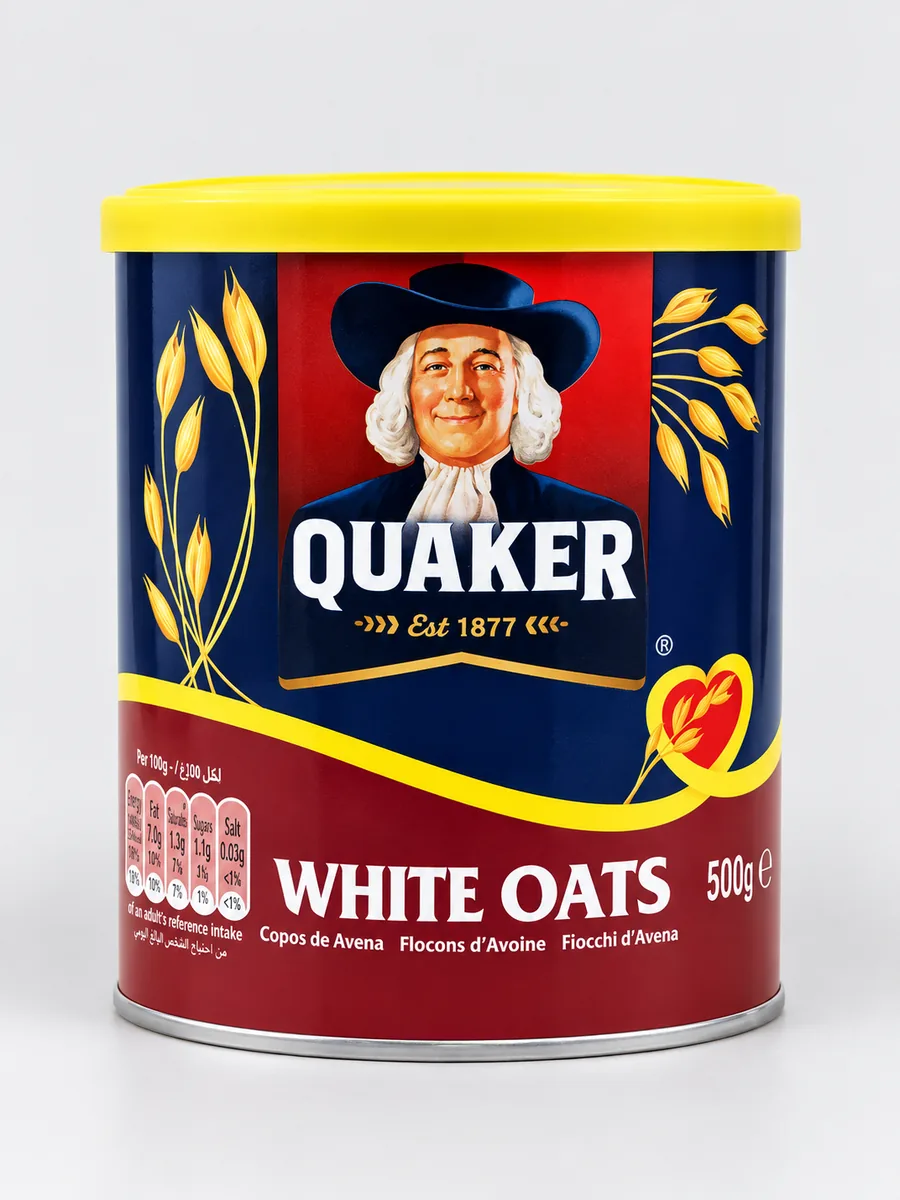 Quaker White Oats flocons d'avoine 500g